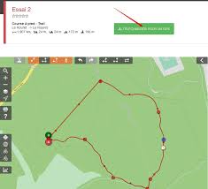 calcul itinéraire course à pied