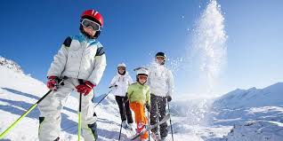 vacances aux ski en famille
