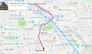 google trajet voiture