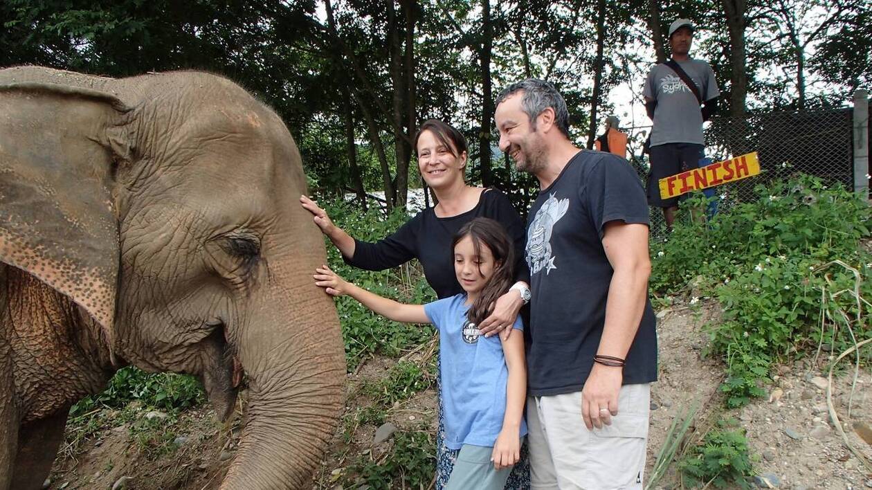 vacances à l étranger en famille
