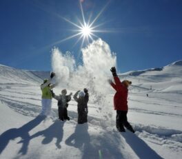 vacances à la montagne en famille