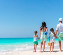 vacances plage famille