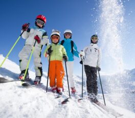 vacance a la montagne en famille