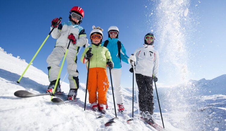 vacance a la montagne en famille